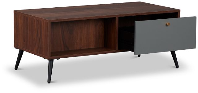 Saxon Gray 1-drawer Coffee Table (2)