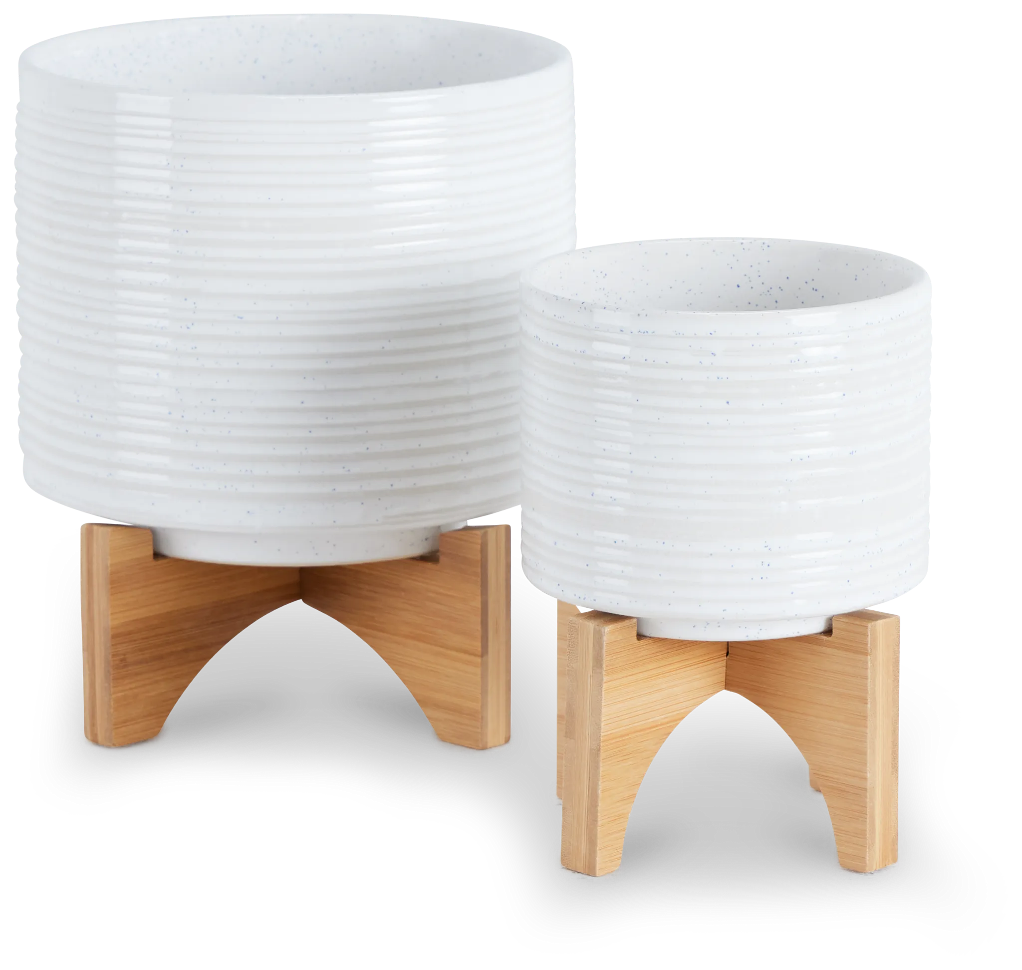 Sadie White Set Of 2 Planter