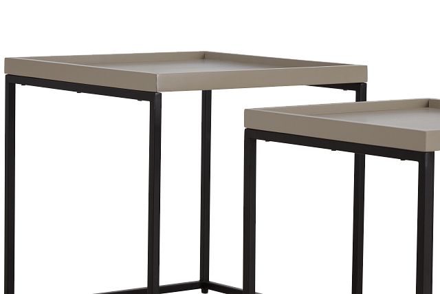 Blaine Gray Set Of 2 Nesting Tables