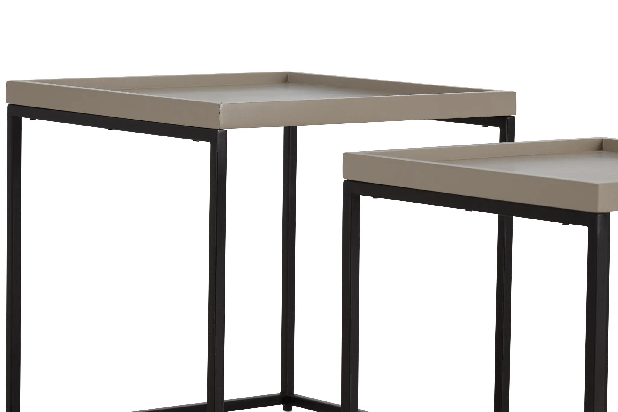 Blaine Gray Set Of 2 Nesting Tables