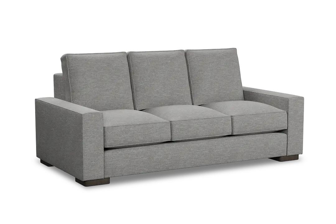 Edgewater Victory Gray 84" Sofa W/ 3 Cushions Edgewater Victory Gray 84" Sofa W/ 3 Cushions