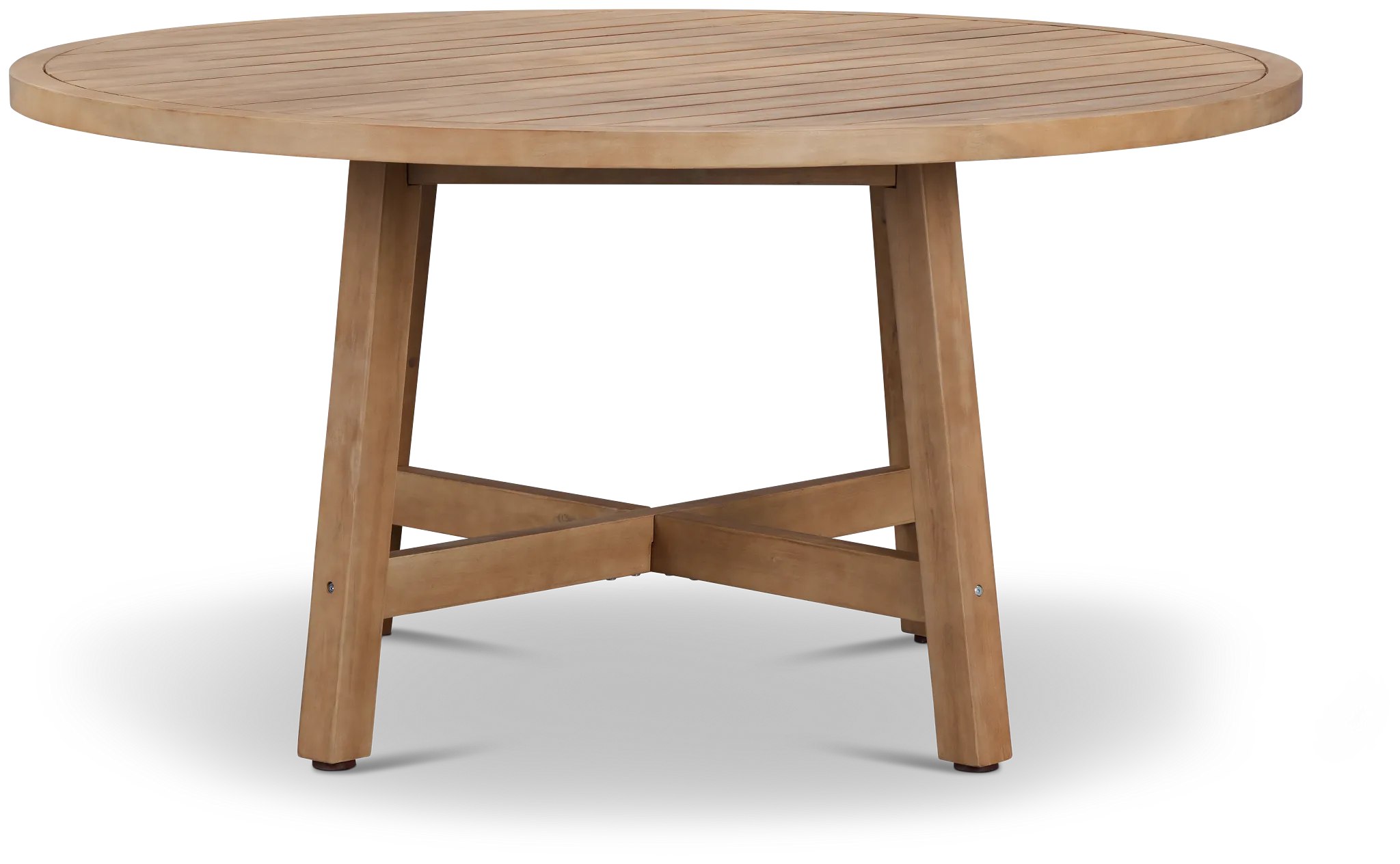 Laguna Light Tone Round Dining Table