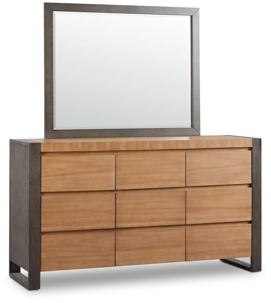 Jackson Two-tone Dresser & Mirror Jackson Two-tone Dresser & Mirror