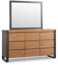 Jackson Two-tone Dresser & Mirror