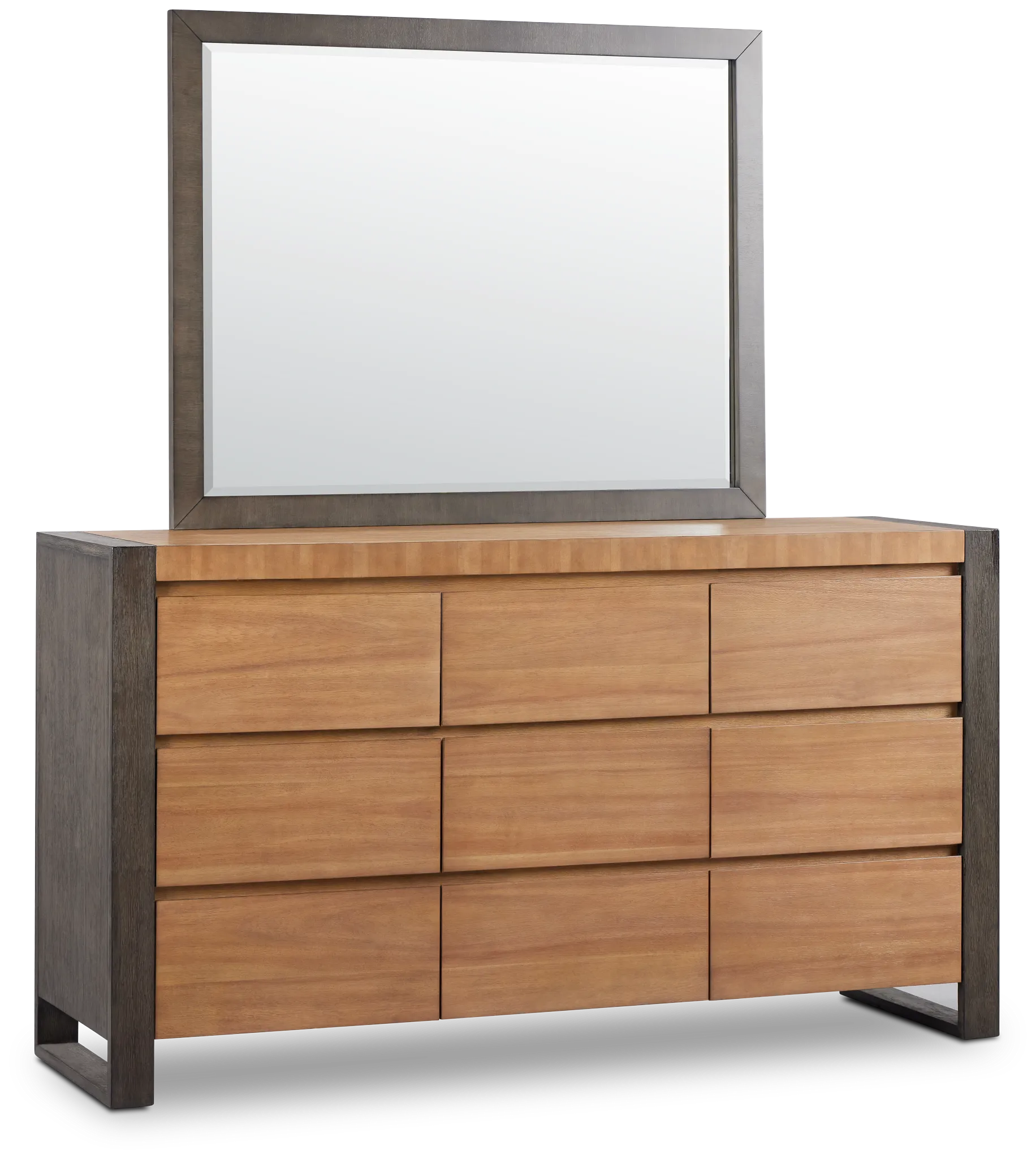 Jackson Two-tone Dresser & Mirror