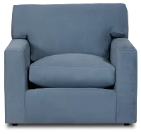 Hudson Blue Fabric Chair