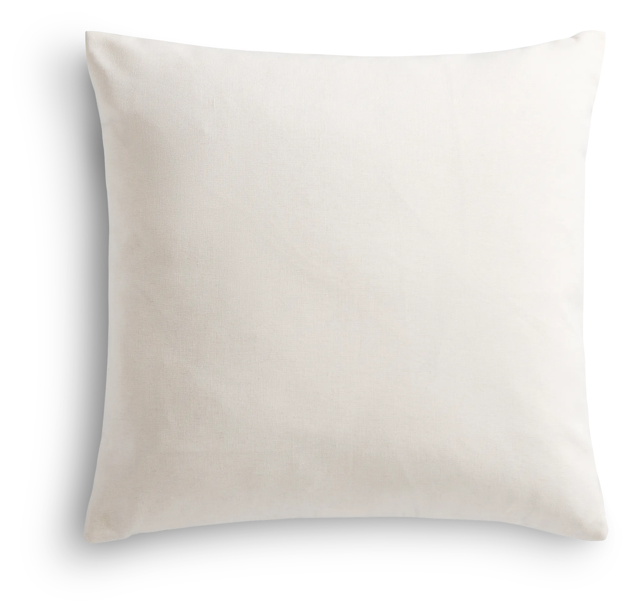 Always Ivory 22" Square Accent Pillow