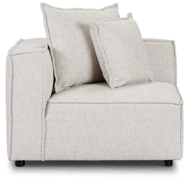Tatum Beige Fabric Corner Chair