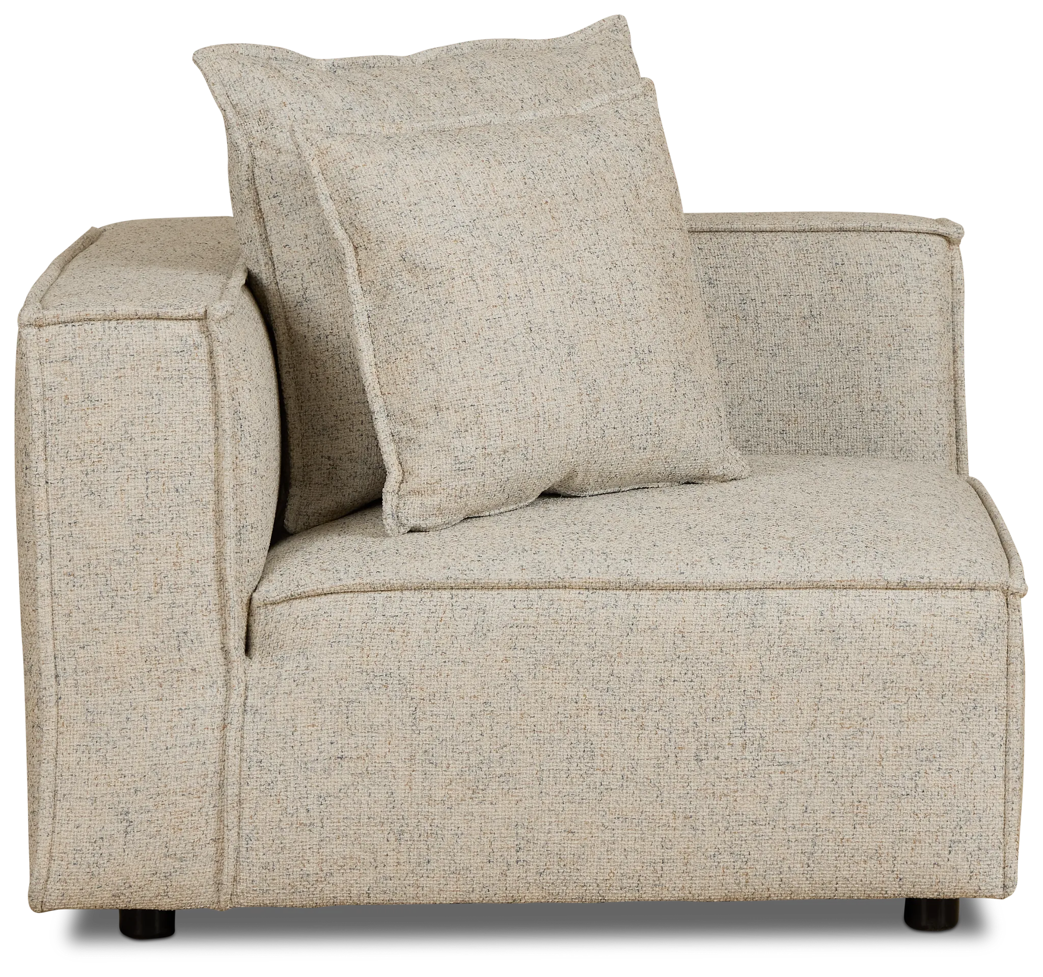 Tatum Beige Fabric Corner Chair