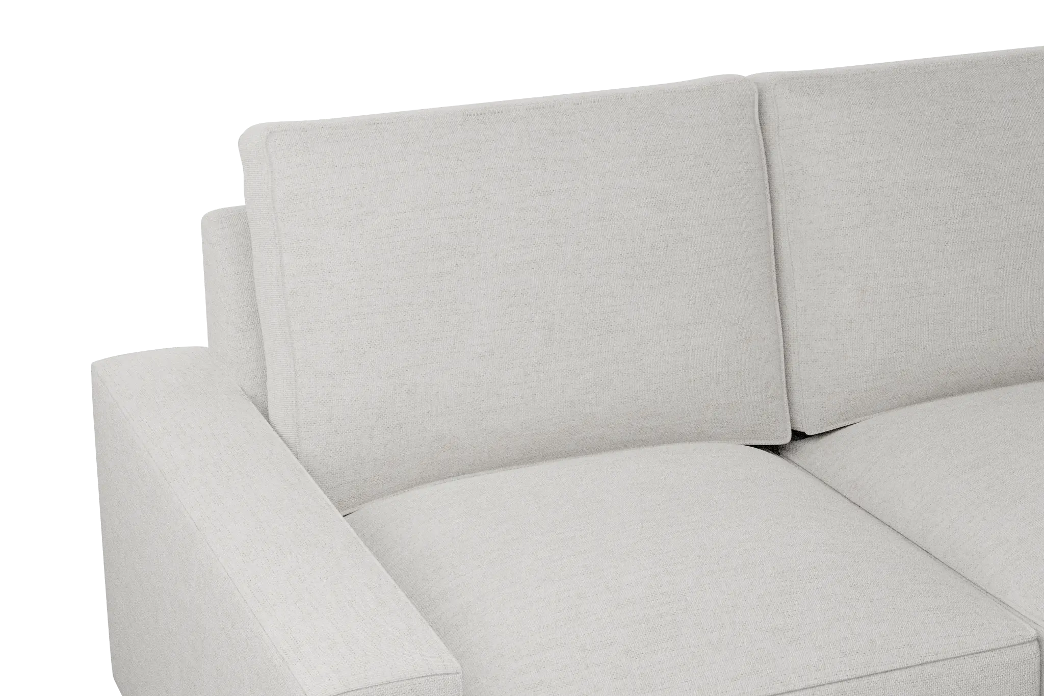 Edgewater Maguire Ivory Large Right Chaise Sectional Edgewater Maguire Ivory Large Right Chaise Sectional