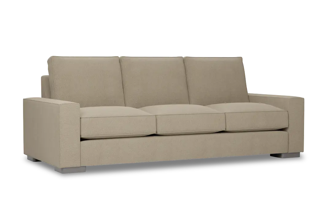 Edgewater Elite Taupe 96" Sofa W/ 3 Cushions Edgewater Elite Taupe 96" Sofa W/ 3 Cushions
