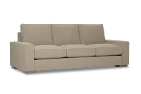 Edgewater Elite Taupe 96" Sofa W/ 3 Cushions