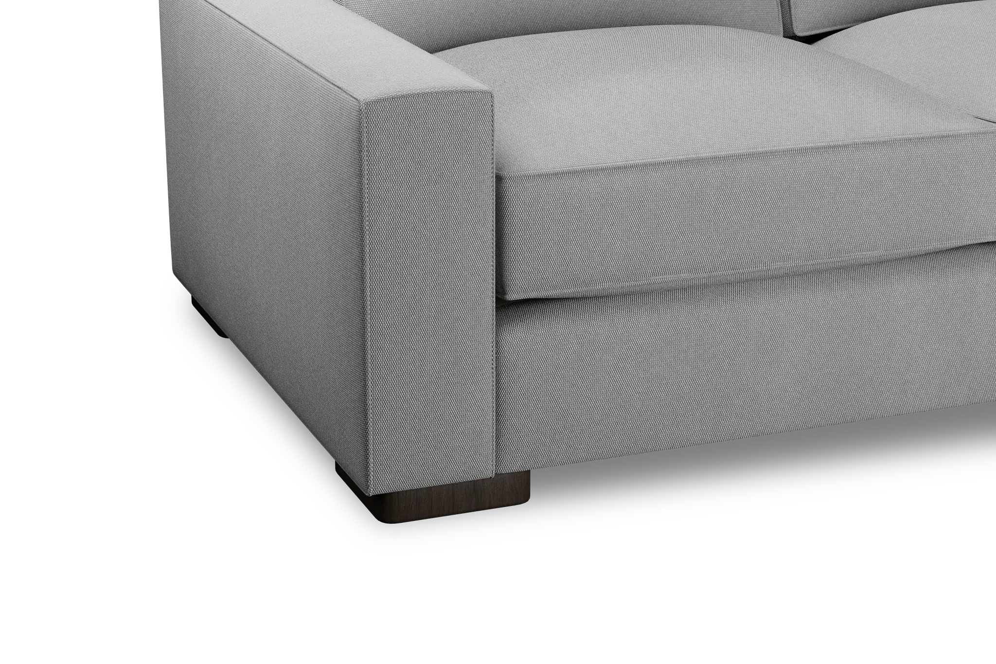 Edgewater Delray Light Gray Small Two-arm Sectional Edgewater Delray Light Gray Small Two-arm Sectional