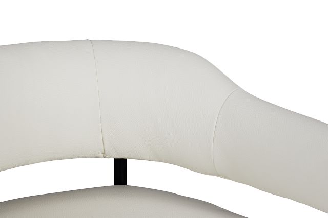 Sebby White Micro Accent Chair