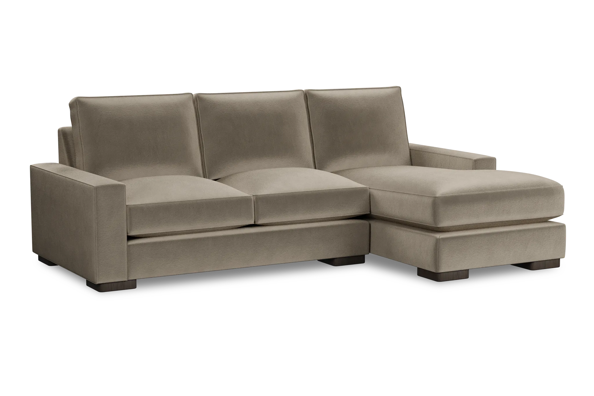 Edgewater Joya Beige Right Chaise Sectional