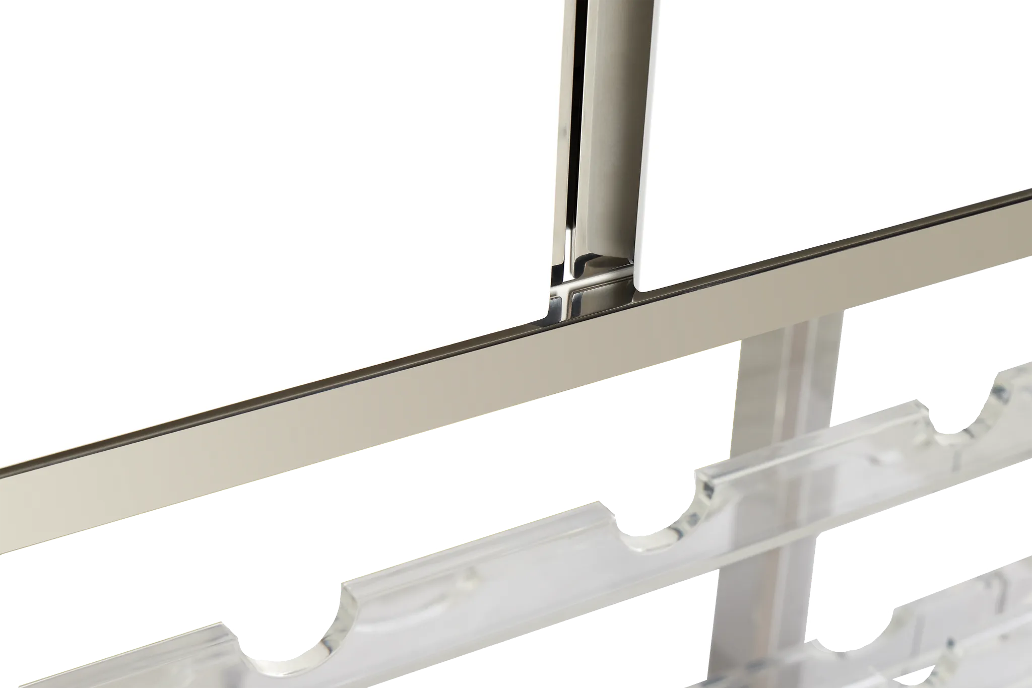 Miami White Bar Cabinet With Wine Rack