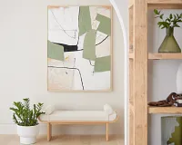 Darias Dark Green Wall Art