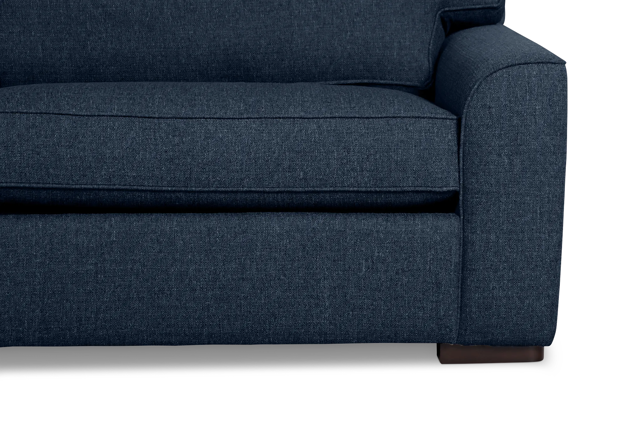 Sinclair Dark Blue Fabric Innerspring Sleeper