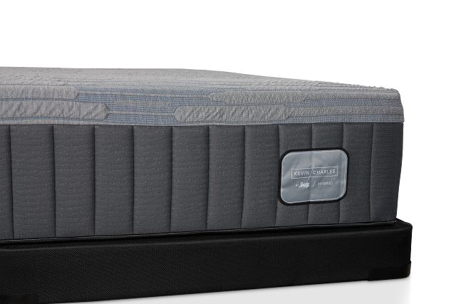 Kevin Charles By Sealy Hybrid Plush Low-profile Mattress Set