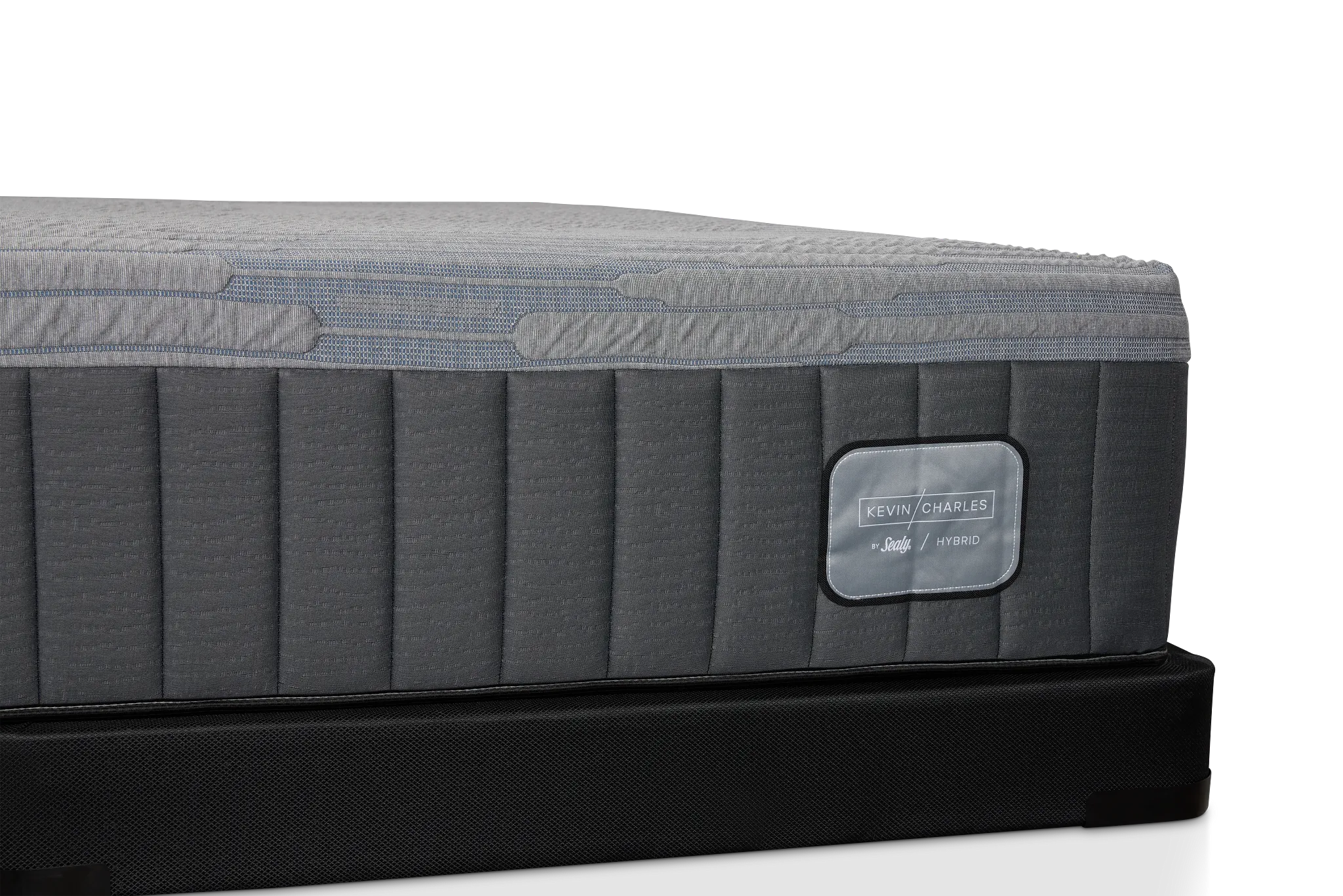 Kevin Charles By Sealy Hybrid Plush Low-profile Mattress Set