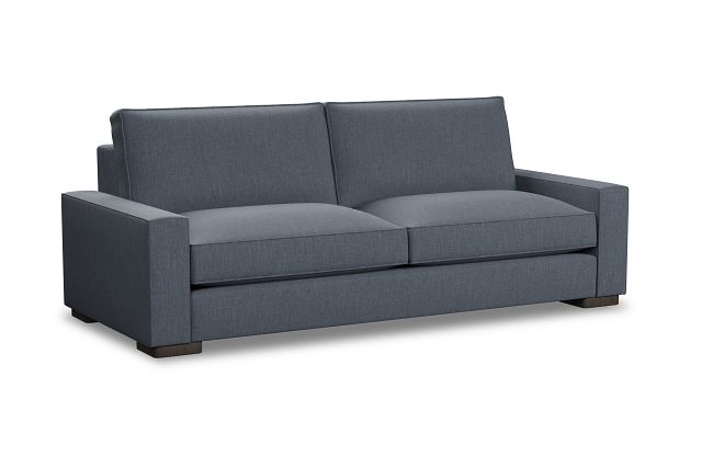 Edgewater Victory Dark Blue 96" Sofa W/ 2 Cushions