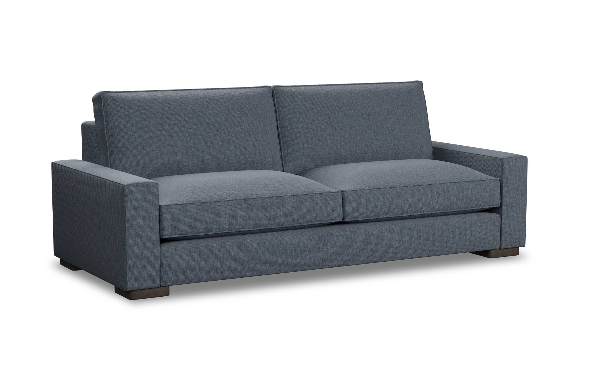 Edgewater Victory Dark Blue 96" Sofa W/ 2 Cushions