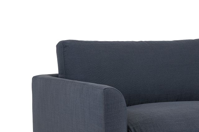 Willow 102" Navy Fabric Sofa