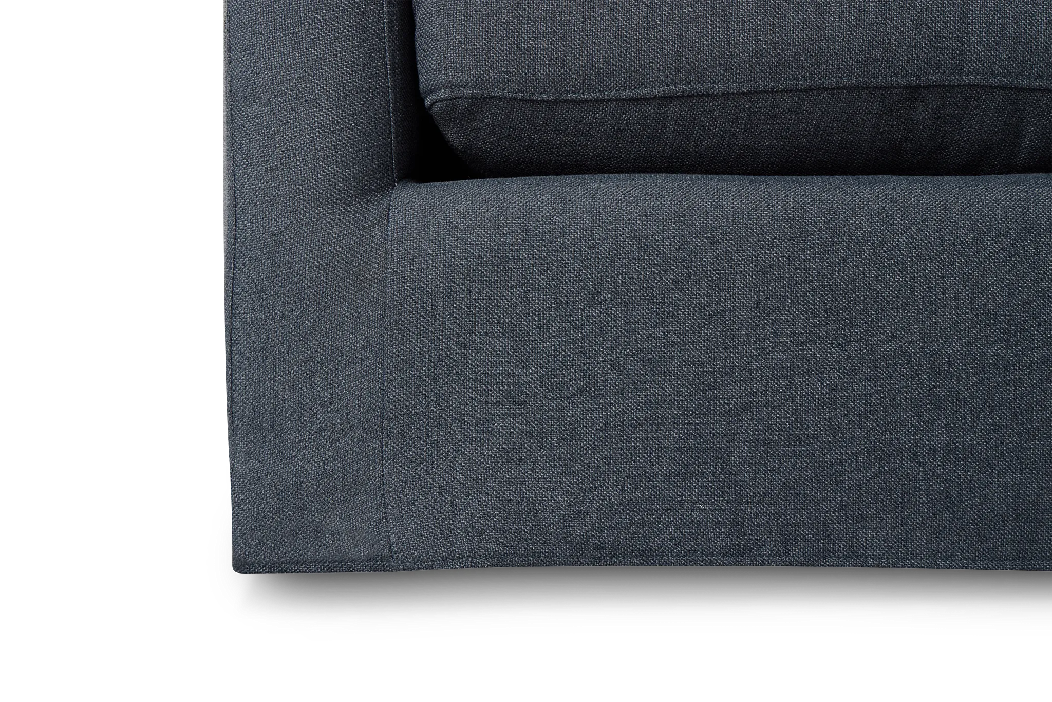 Willow 102" Navy Fabric Sofa