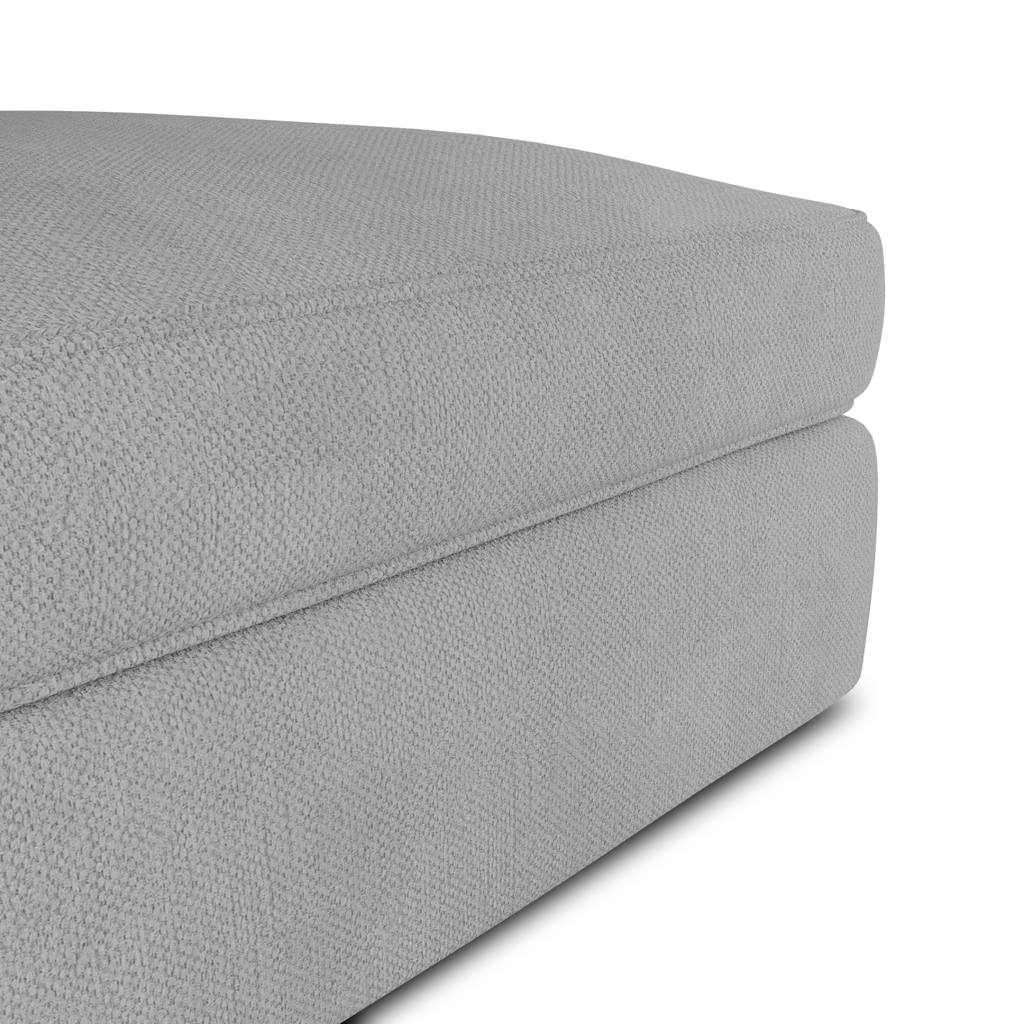 Siesta Revenue White Fabric Ottoman Siesta Revenue White Fabric Ottoman