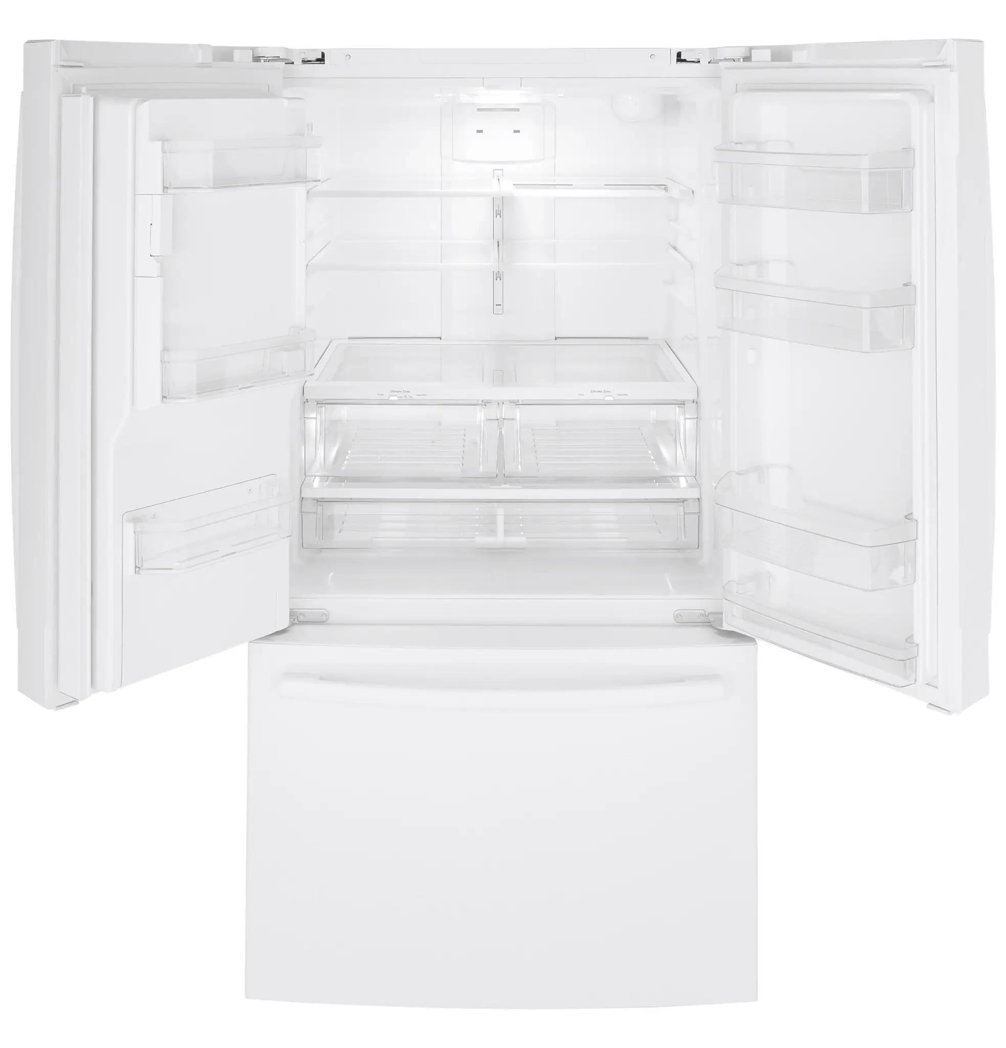Ge 26 Series White Bottom Freezer Refrigerator Ge 26 Series White Bottom Freezer Refrigerator