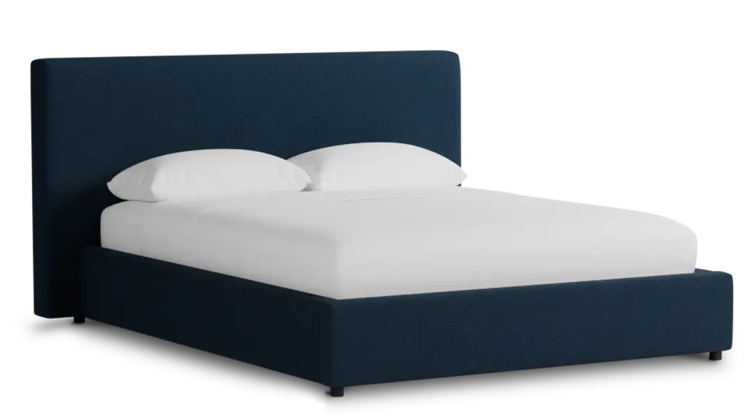 Grayton Elite Navy 44" Upholstered Platform Bed Grayton Elite Navy 44" Upholstered Platform Bed