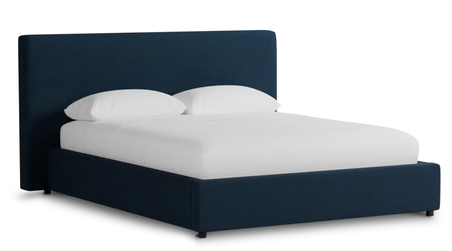 Grayton Elite Navy 44" Upholstered Platform Bed Grayton Elite Navy 44" Upholstered Platform Bed