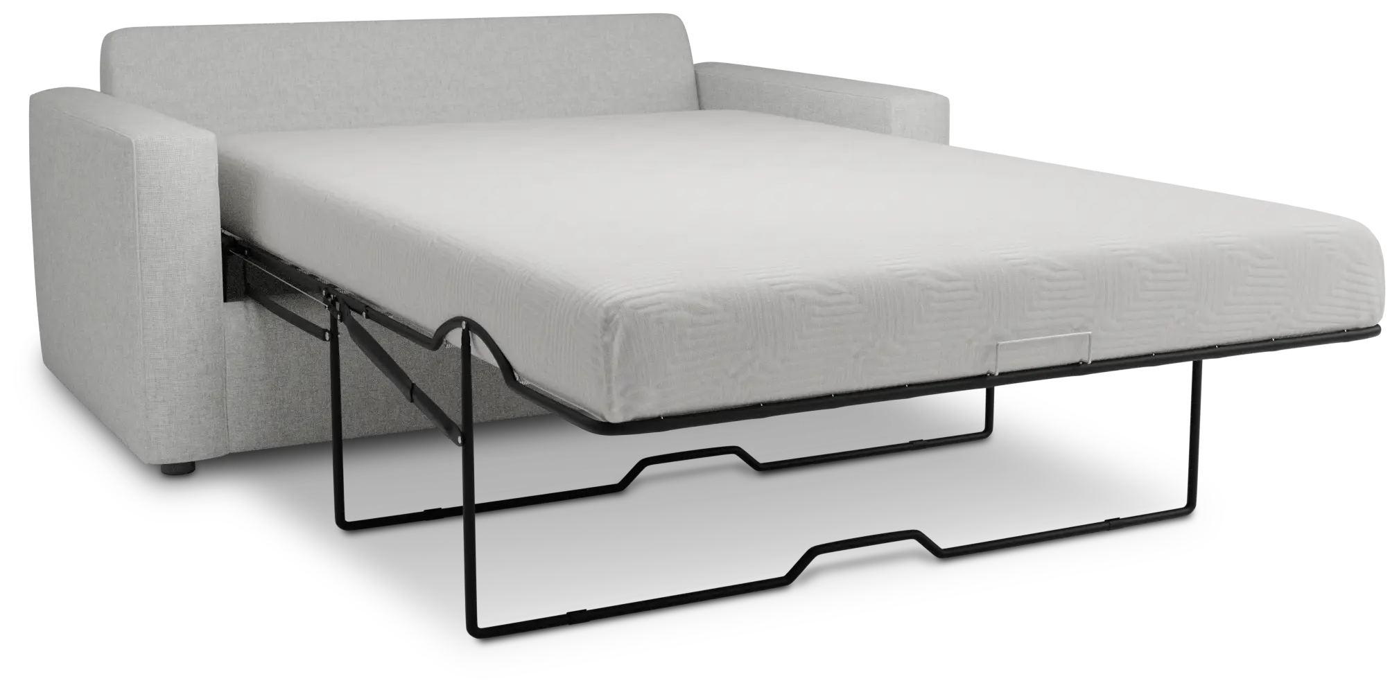 Siesta Delray Light Gray Fabric Cooling Memory Foam Sleeper Siesta Delray Light Gray Fabric Cooling Memory Foam Sleeper