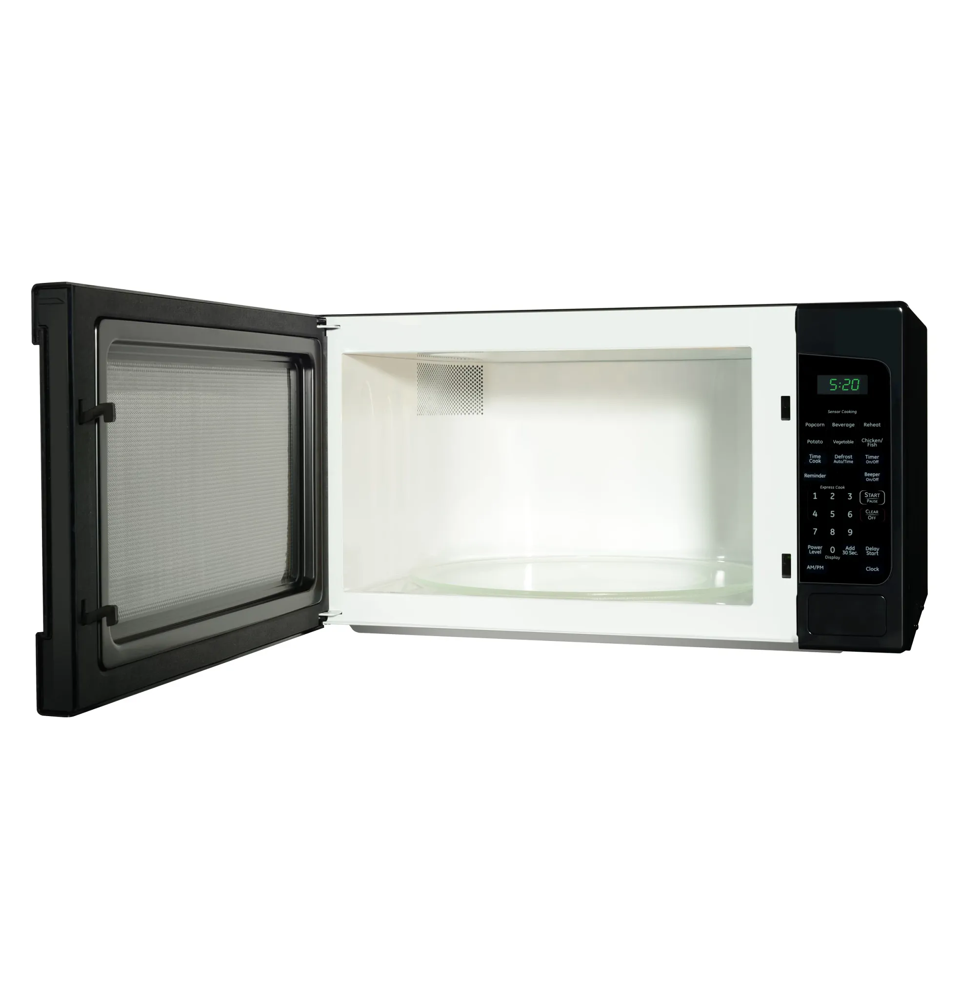 Ge 30 Series Black Countertop Microwave