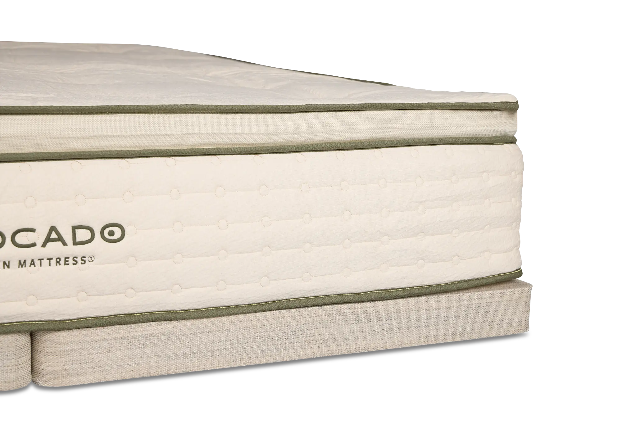 Avocado Green Cushion Firm Low-profile Mattress Set Avocado Green Cushion Firm Low-profile Mattress Set