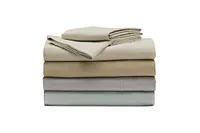Rest & Renew Linen Blend Khaki Sheet Set