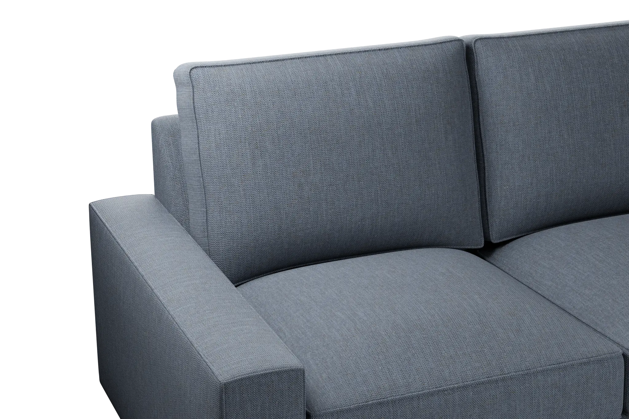 Edgewater Victory Dark Blue Small Two-arm Sectional Edgewater Victory Dark Blue Small Two-arm Sectional