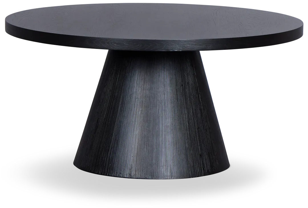 Alden Black Round Coffee Table