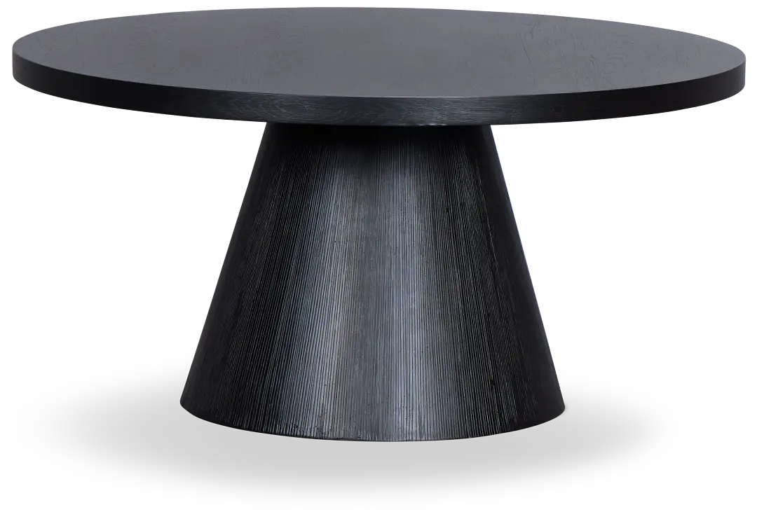 Alden Black Round Coffee Table Alden Black Round Coffee Table