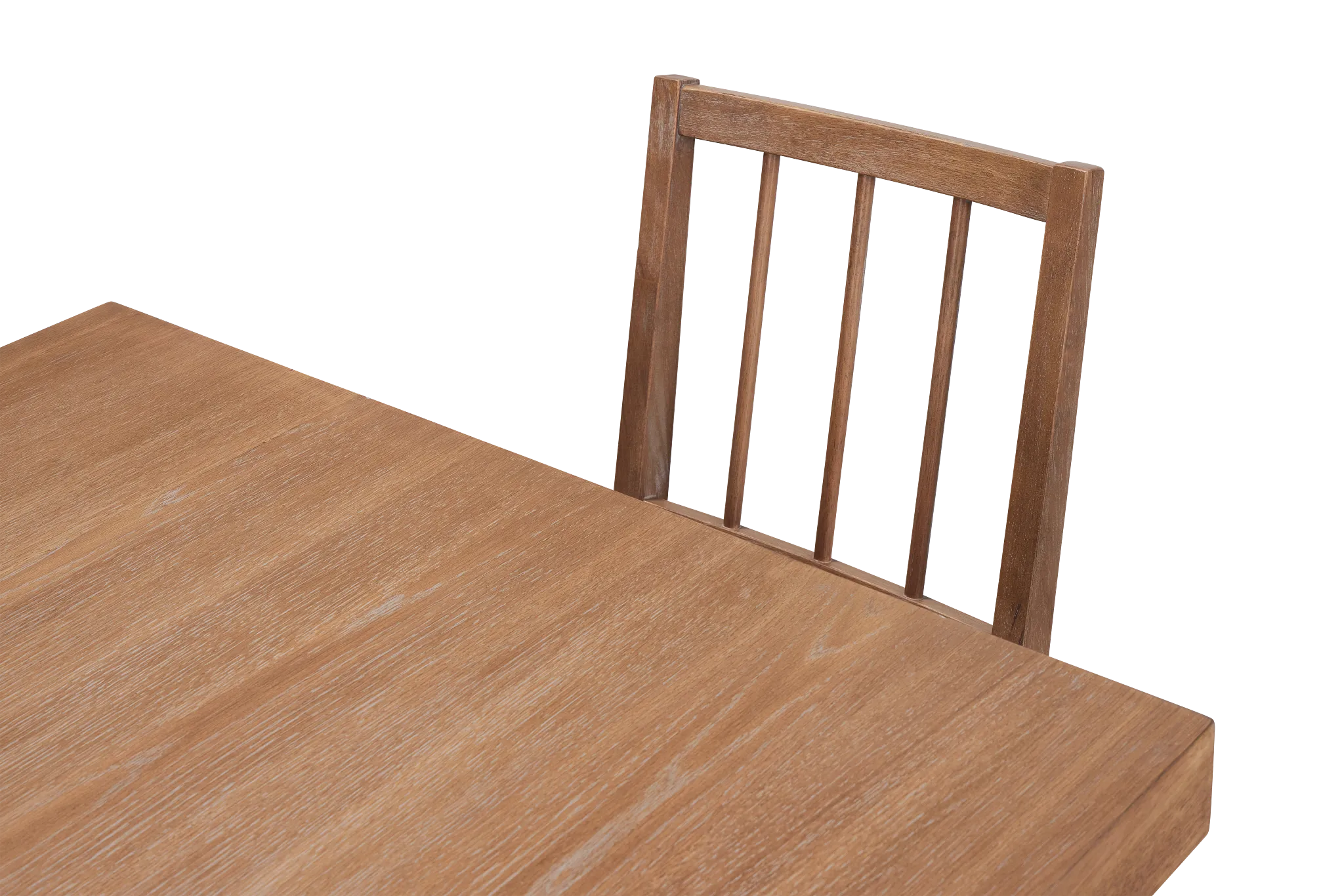 Provo Mid Tone Trestle Table, 4 Gray Chairs & Bench