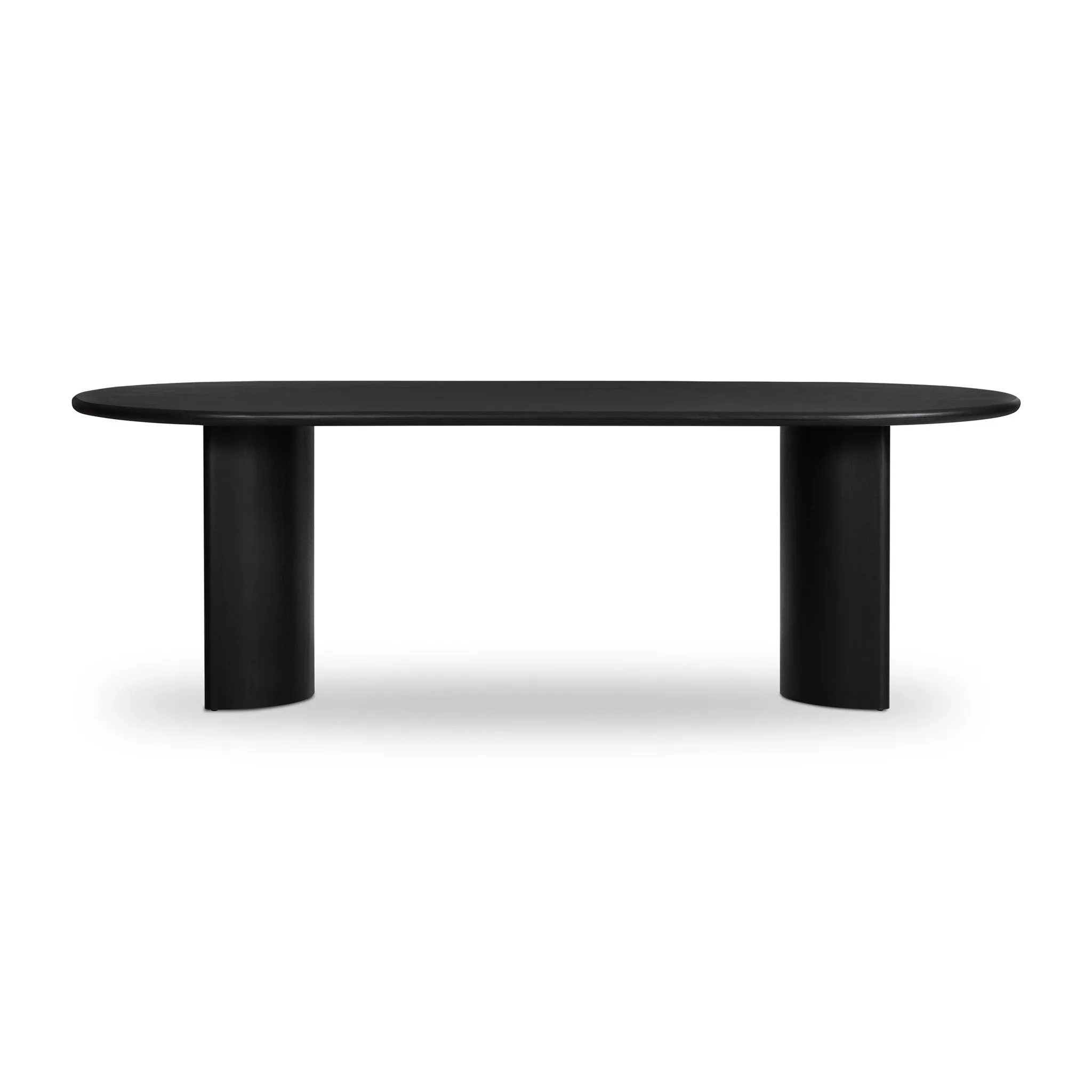 Paloa Black Oval Table