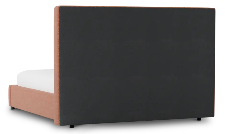 Grayton Sutton Orange 54" Upholstered Platform Bed Grayton Sutton Orange 54" Upholstered Platform Bed