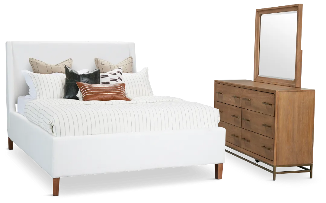 Provo White Uph Panel Bedroom