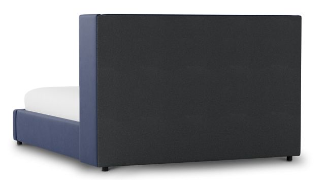Captiva Joya Dark Blue 48" Upholstered Shelter Bed