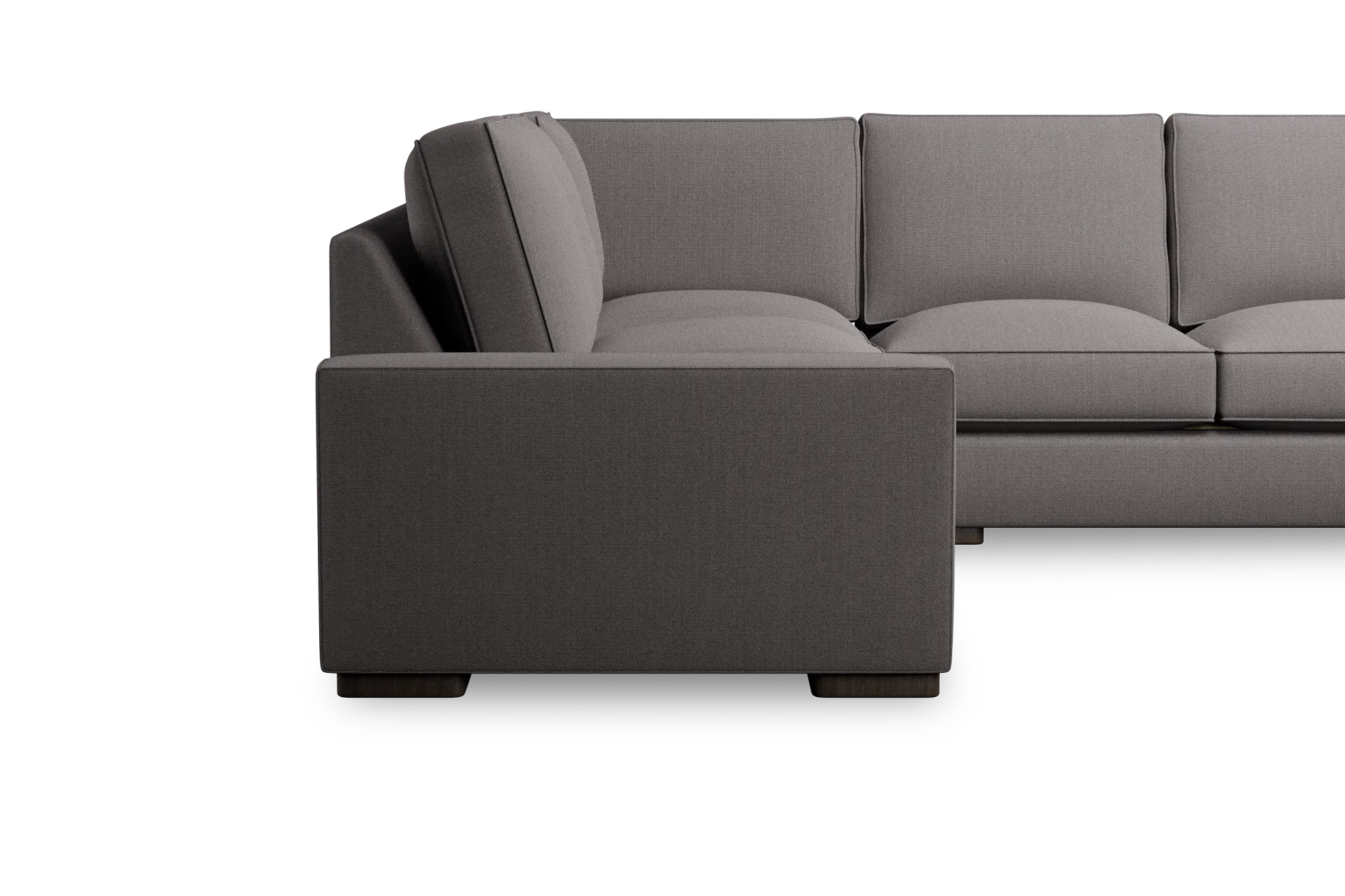 Edgewater Peyton Gray Small Two-arm Sectional