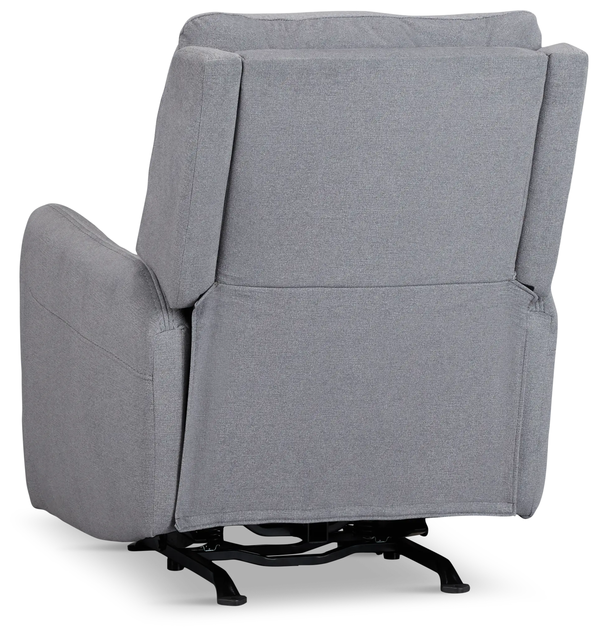 Jonas Gray Fabric Power Recliner With Heat And Massage Jonas Gray Fabric Power Recliner With Heat And Massage