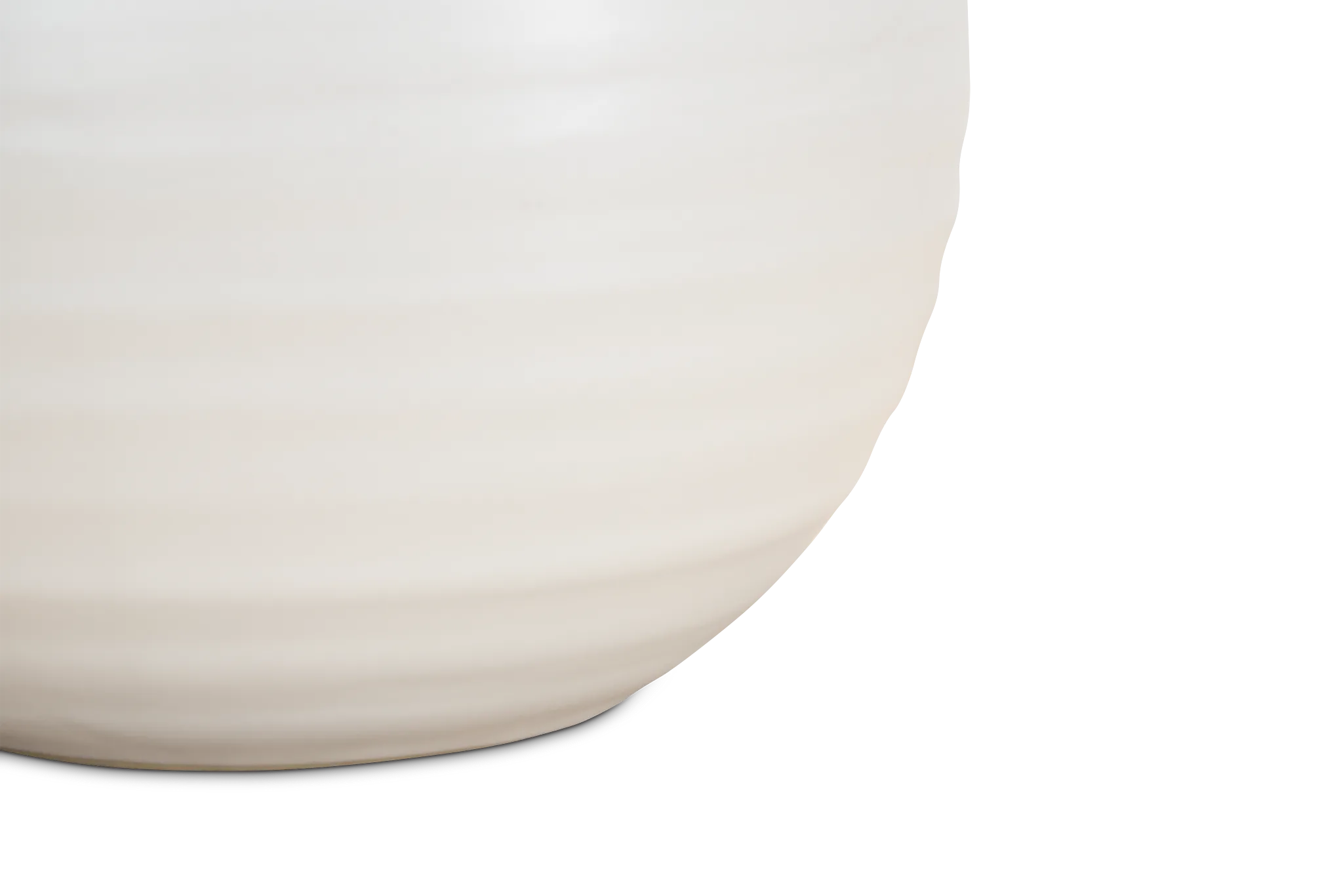 Leila White Small Vase