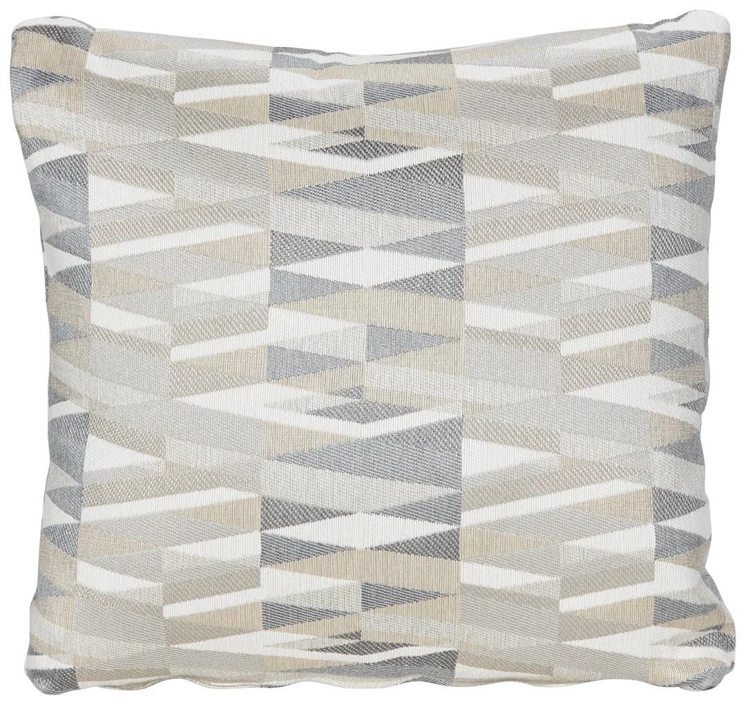 Derailed Light Beige 20" Accent Pillow