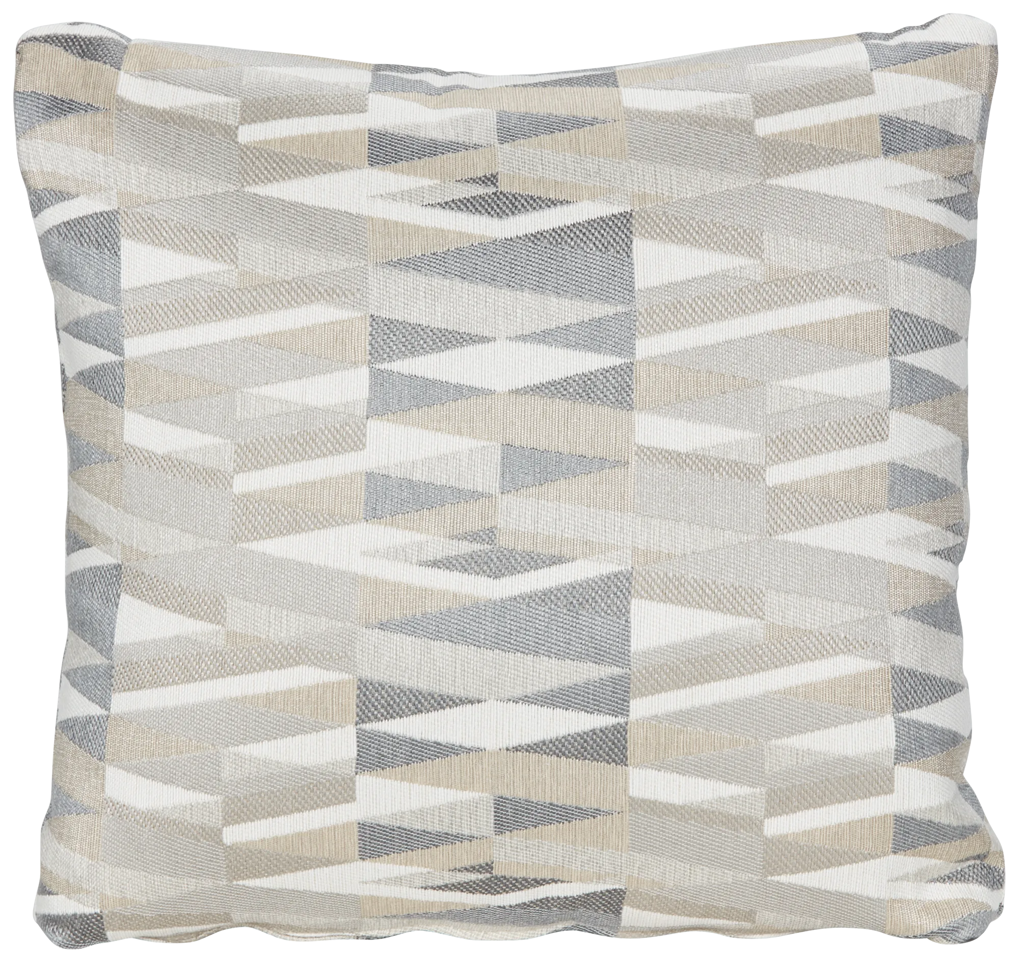 Derailed Light Beige 20" Accent Pillow
