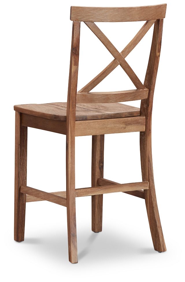 Woodstock Light Tone 24" Wood Barstool